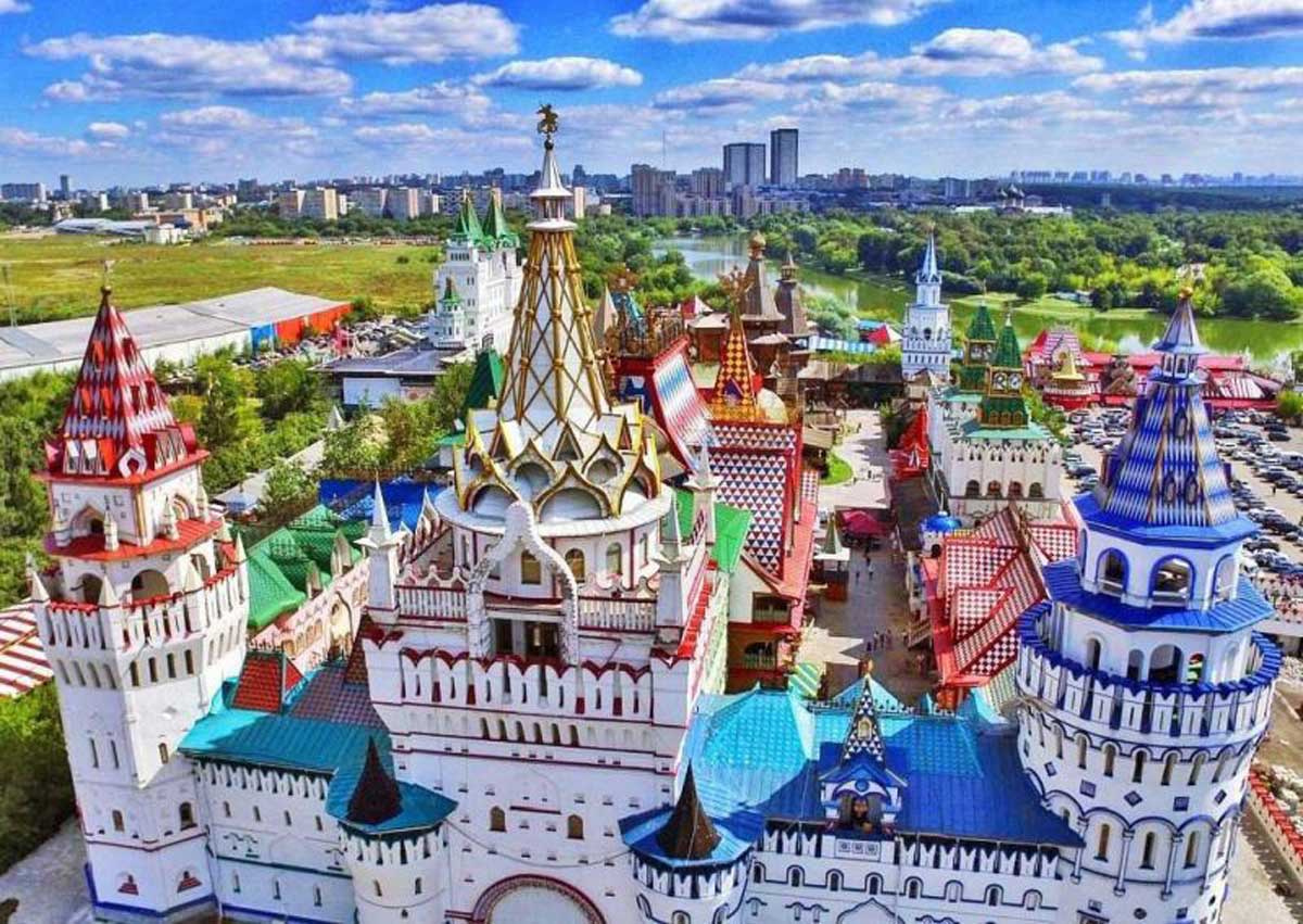 Izmaylovsky Kremlin from above