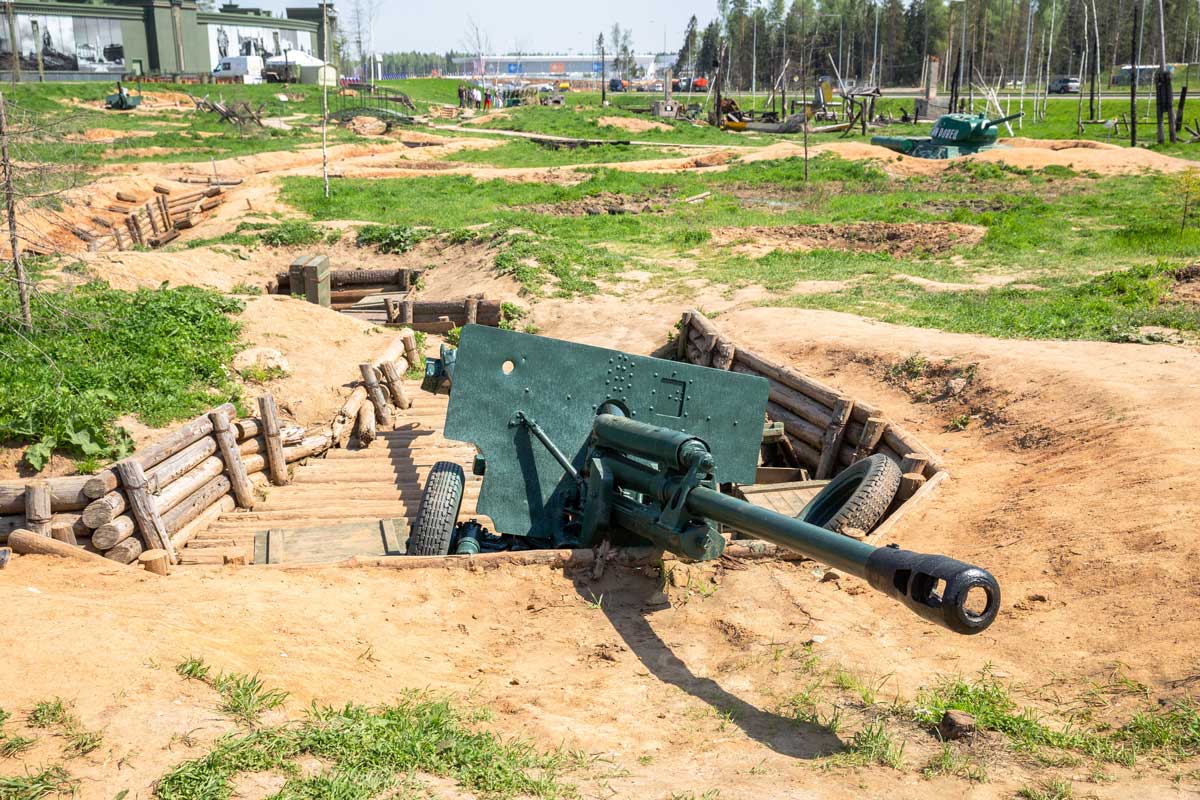 Реконструкция II Мировой войны на Музейной площадке Парка Патриот