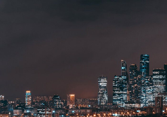 Москва-Сити ночью на экскурсии от компании "Captour"