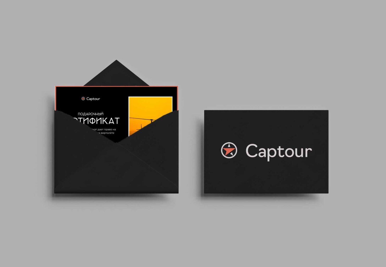 Personal gift certificate from Captour