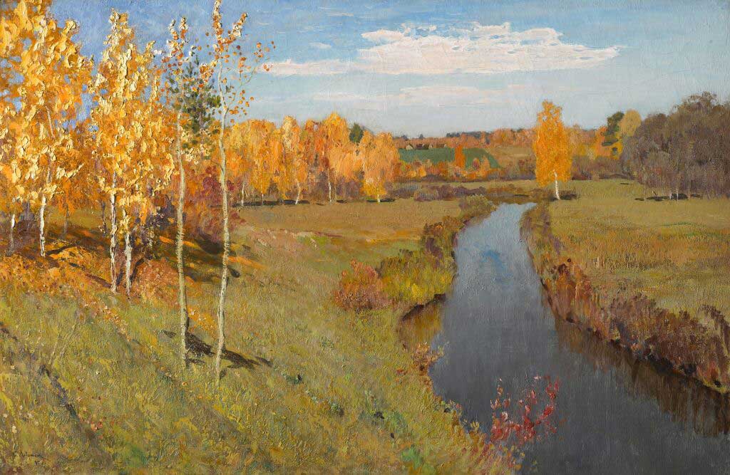 "Golden autumn" in Tretyakov Gallery 