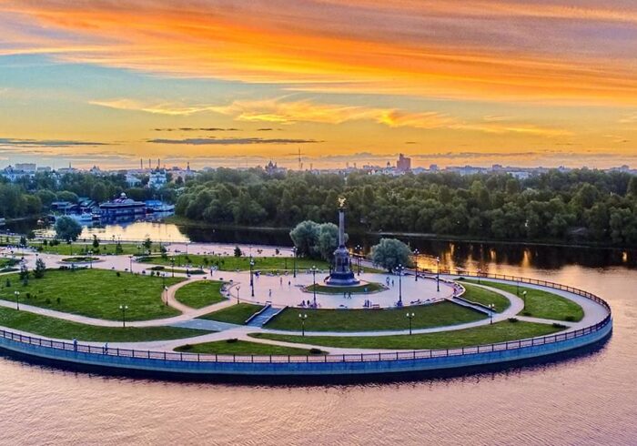 Панорама Ярославля на экскурсии от Экскурсионного бюро "Captour"