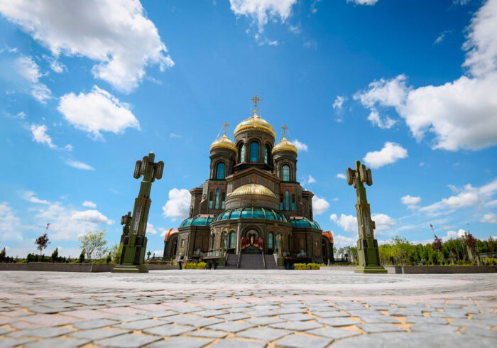Панорама Храма Вооруженных сил РФ на экскурсии от компании "Captour"