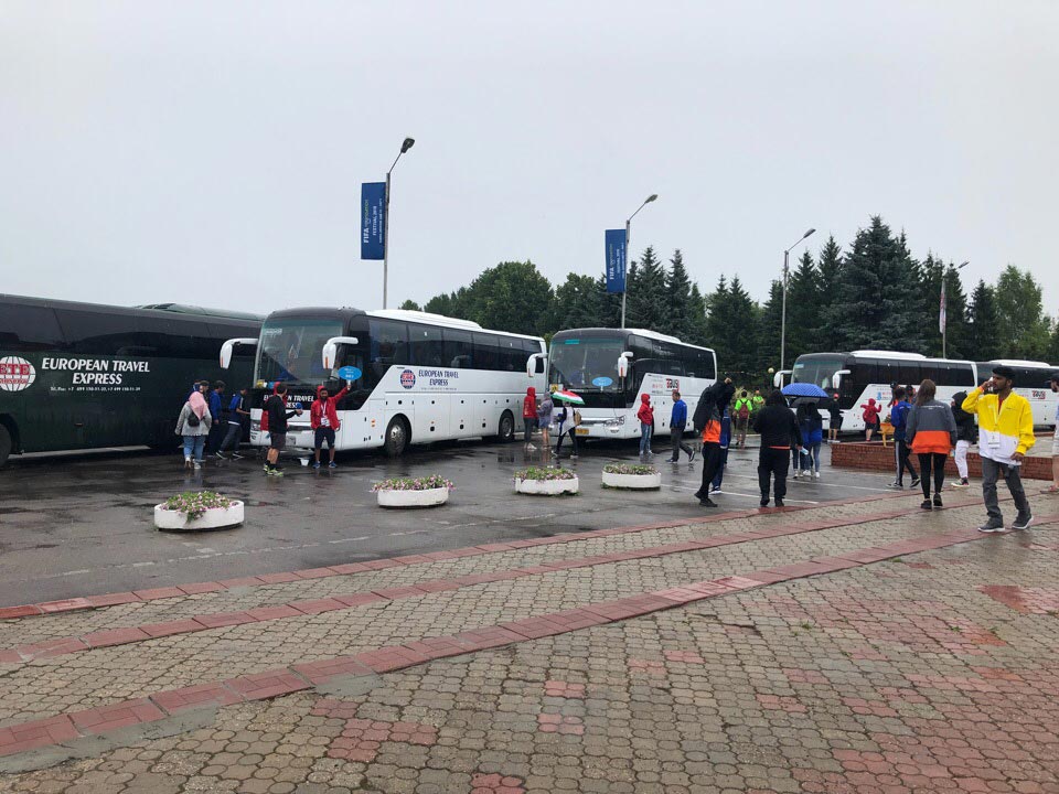 Автобусы на фестивале ФИФА 2018 для экскурсий